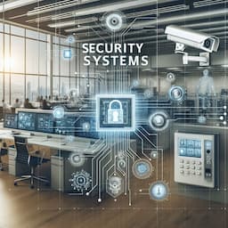 Smart Surveillance & Security : See It All. Secure It All service illustration