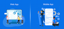 MOBILE APP : TURNING IDEAS INTO ENGAGING, FUTURE-READY APPS service illustration